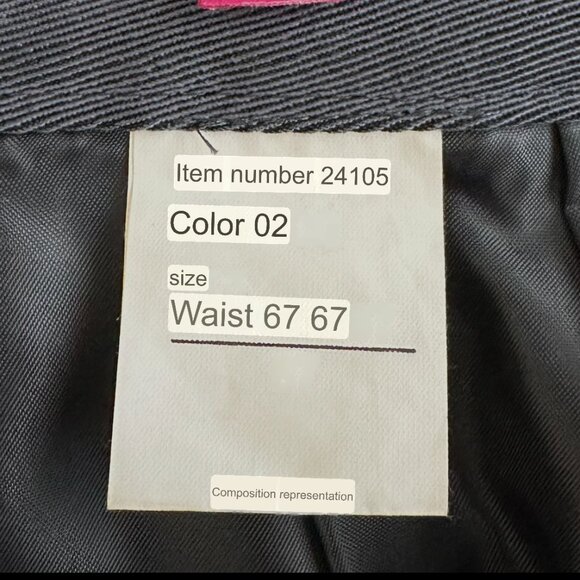 Unknown Source Women's S/M (Waist 67) Gray Midi Straight Fully Lined Skirt - Picture 12 of 13